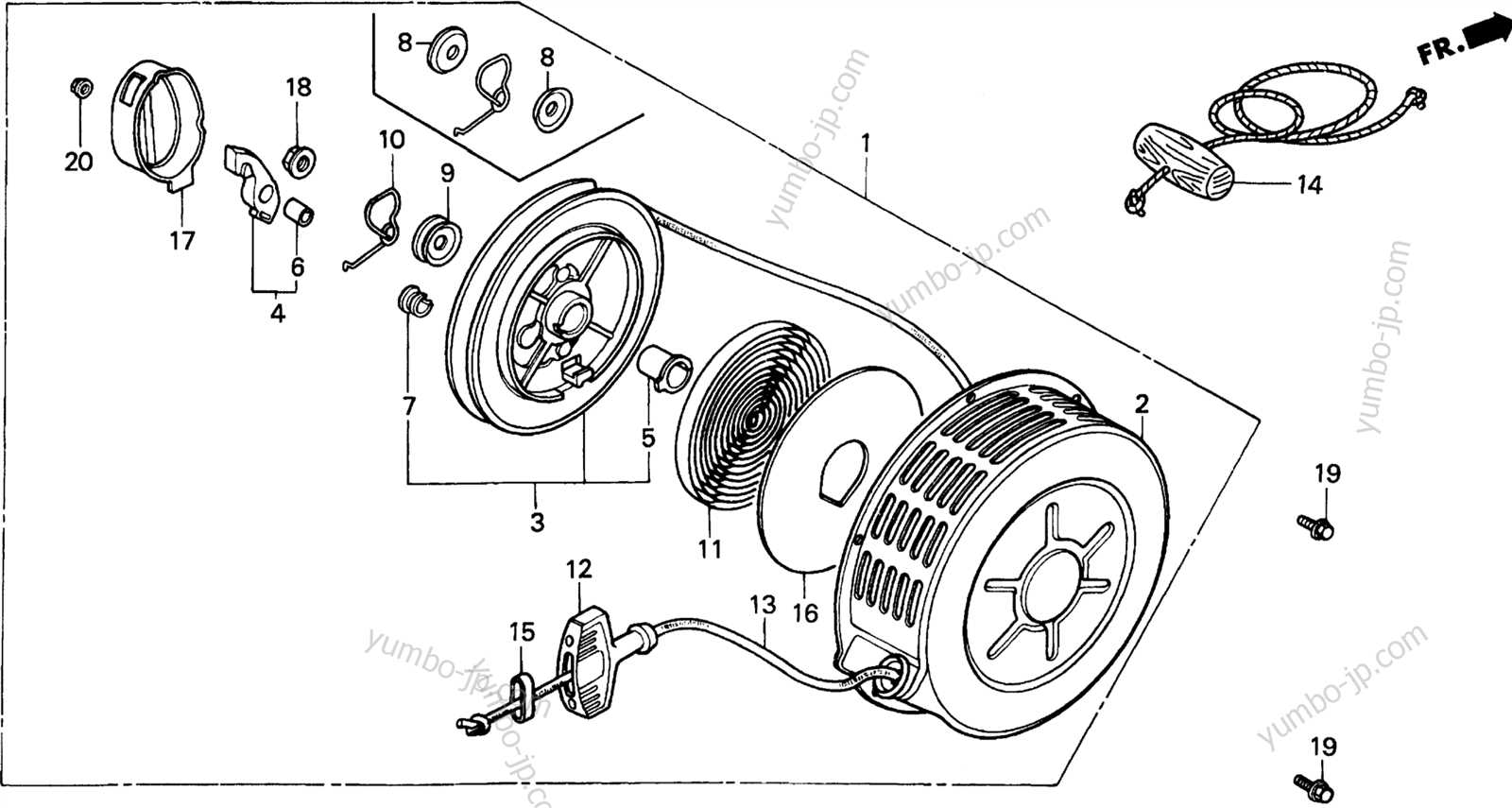 honda rototiller parts diagram