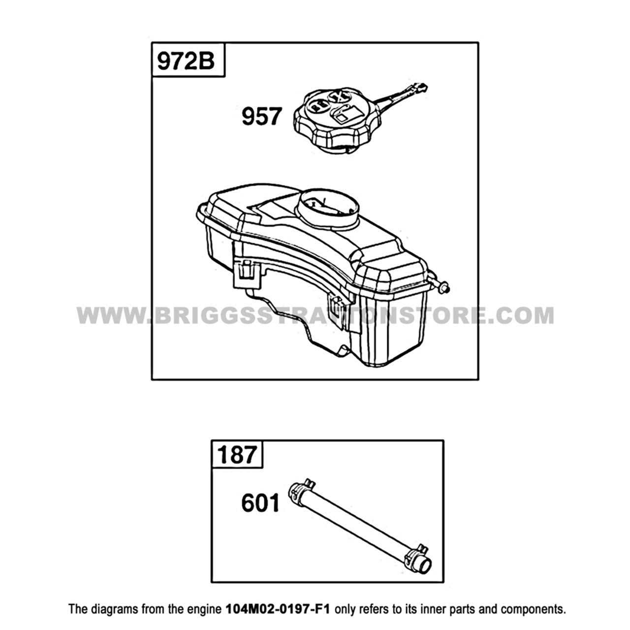 briggs and stratton exi 625 parts diagram