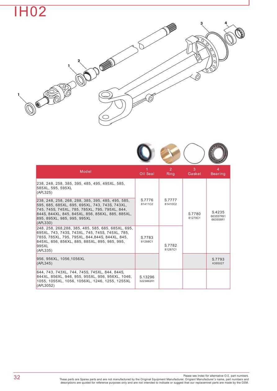 case 485 parts diagram