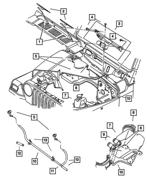 2003 jeep wrangler parts diagram