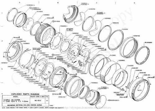 lens parts diagram