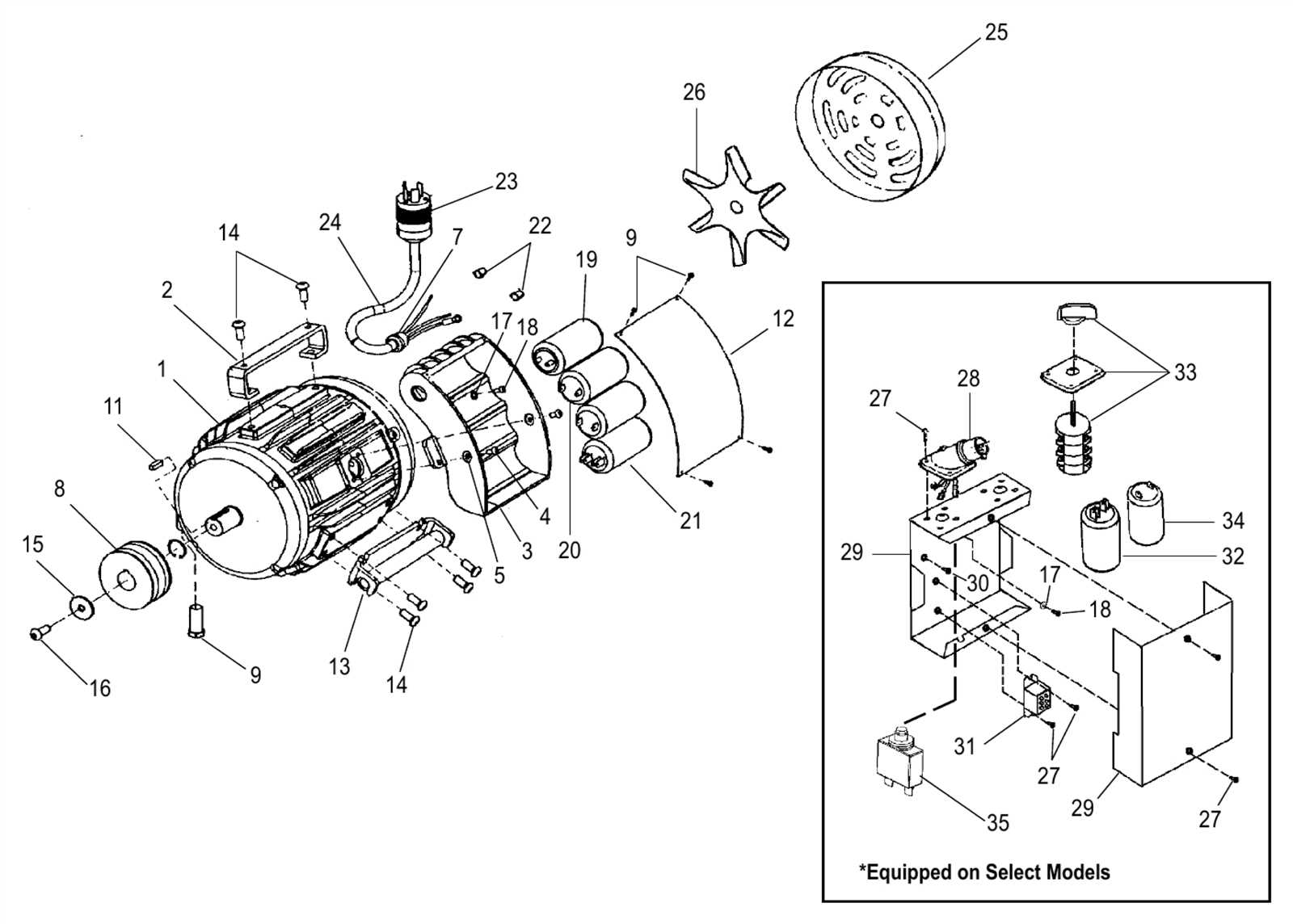 clarke super 7r edger parts diagram