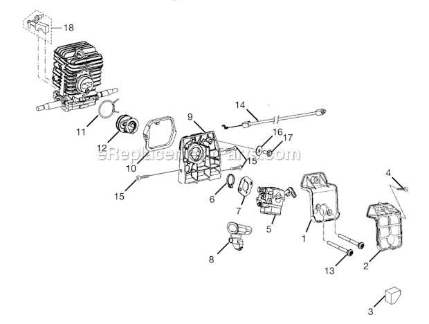 homelite chainsaw parts diagram