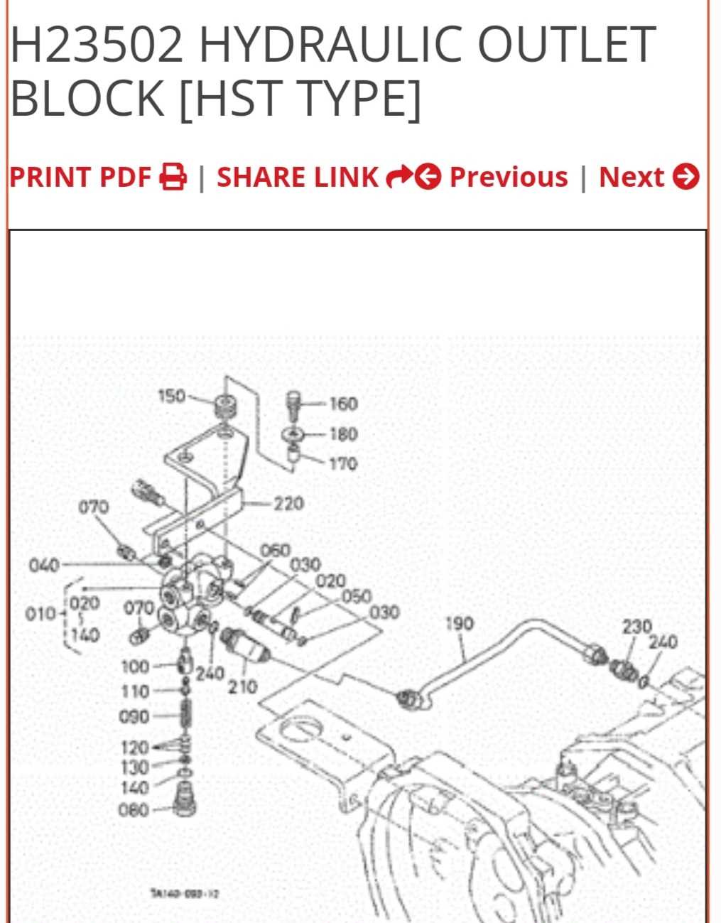 kubota b2710 parts diagram