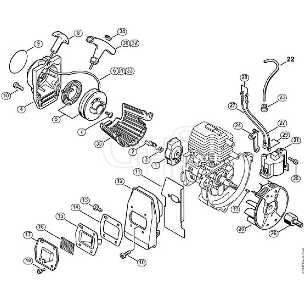 stihl bg72 parts diagram