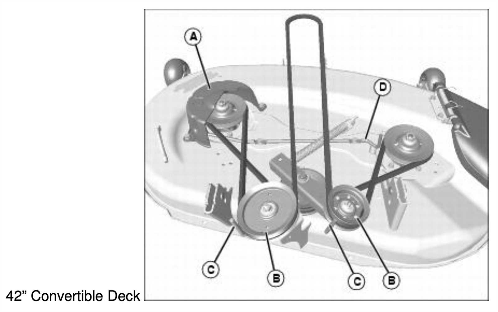 john deere 42 mower deck parts diagram