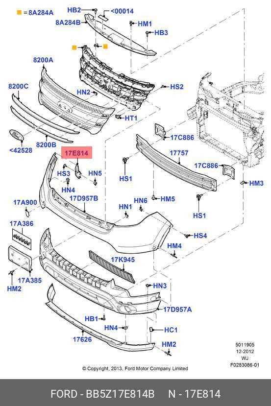 2011 ford explorer parts diagram