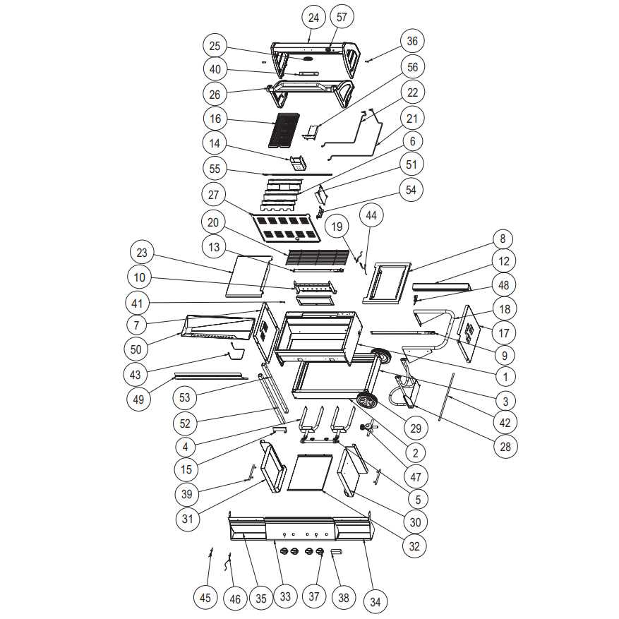 weber kettle parts diagram