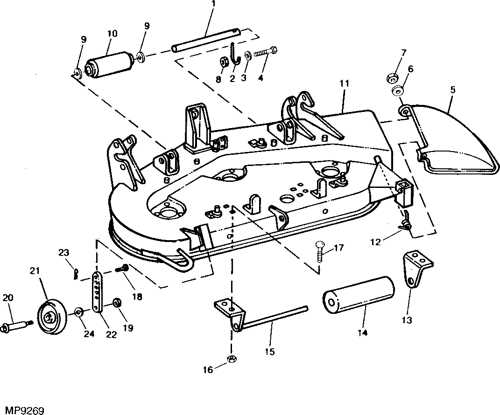 john deere f510 parts diagram