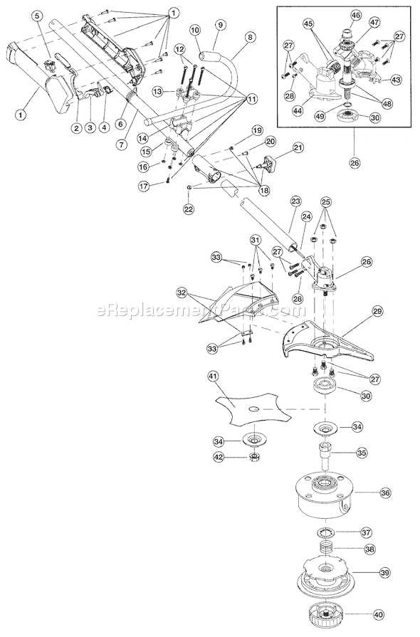 troy bilt 4 cycle trimmer parts diagram