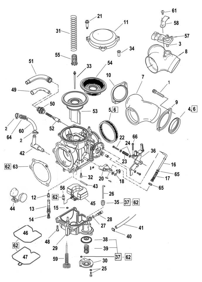 keihin cvk carburetor parts diagram