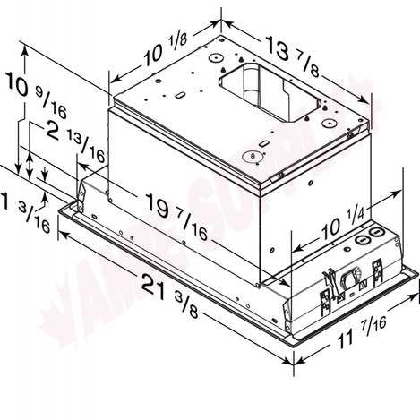 broan range hood parts diagram