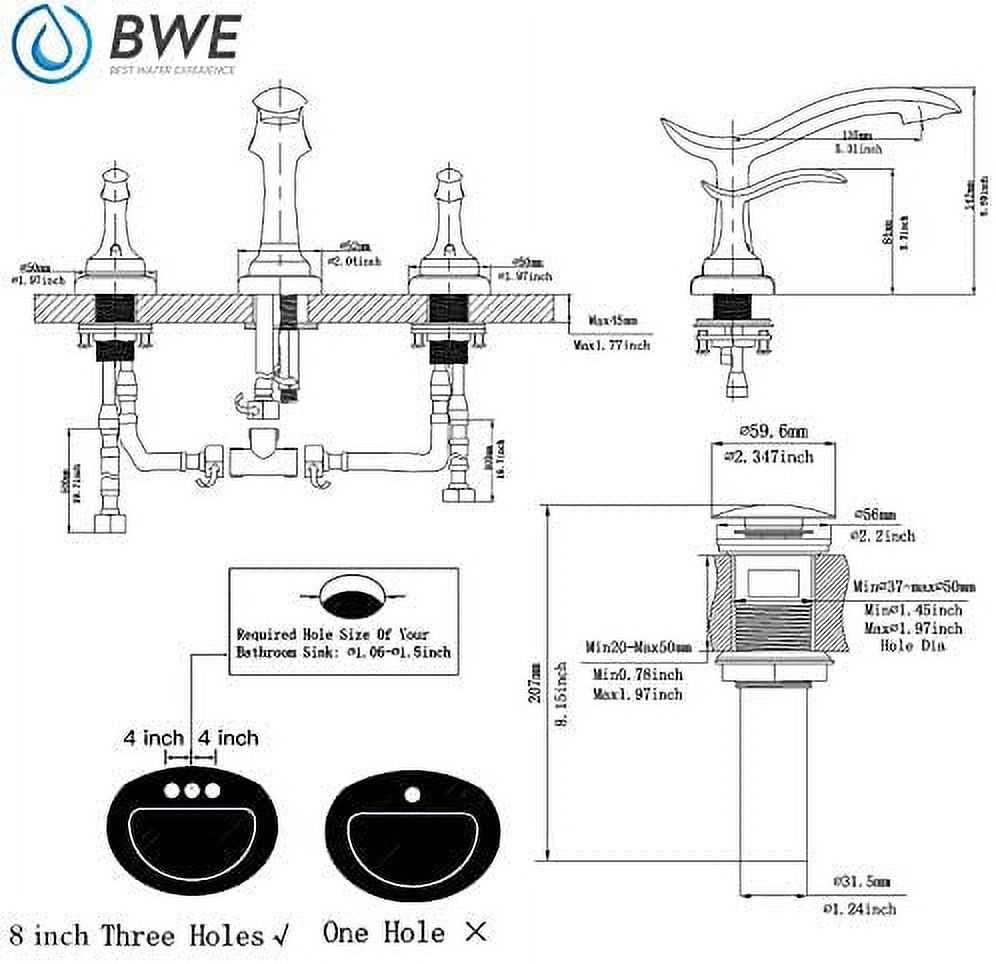 sink stopper parts diagram