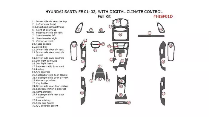 2004 hyundai santa fe parts diagram