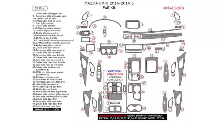 mazda cx 5 parts diagram