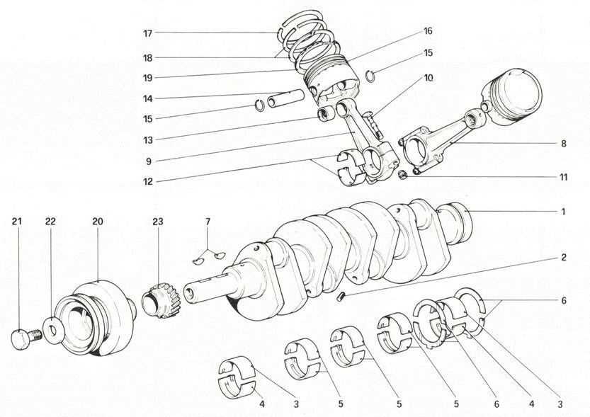 crankshaft parts diagram