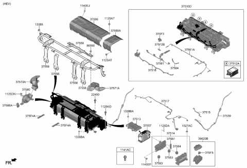 hyundai ioniq parts diagram