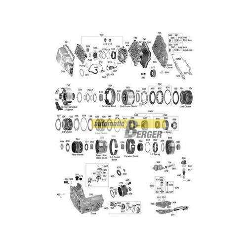 gm transmission parts diagram