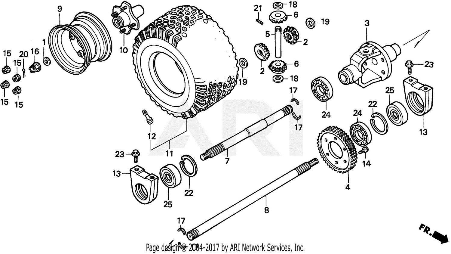 rear end parts diagram