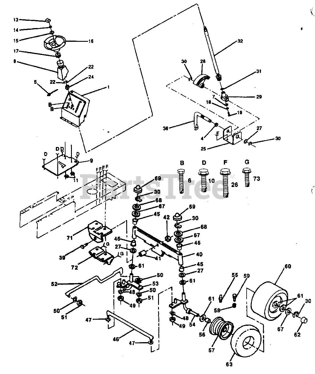 poulan pro 42 inch riding mower parts diagram