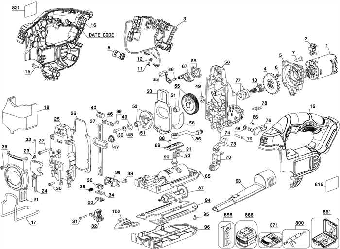 dewalt dxv10sa parts diagram