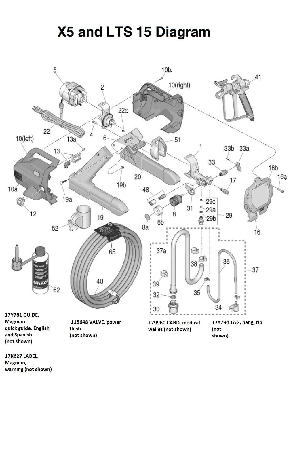 graco paint sprayer gun parts diagram