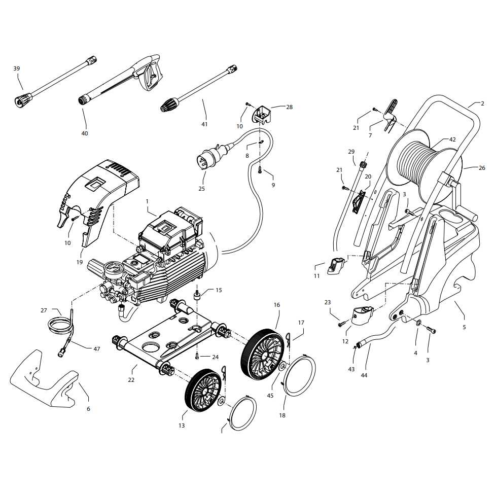 greenworks pressure washer parts diagram