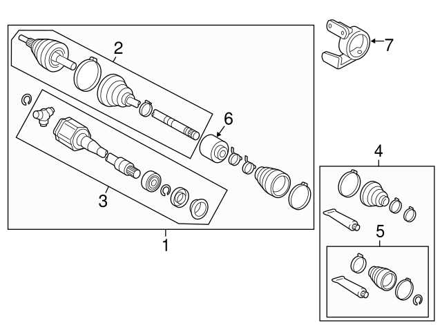 toyota solid axle parts diagram