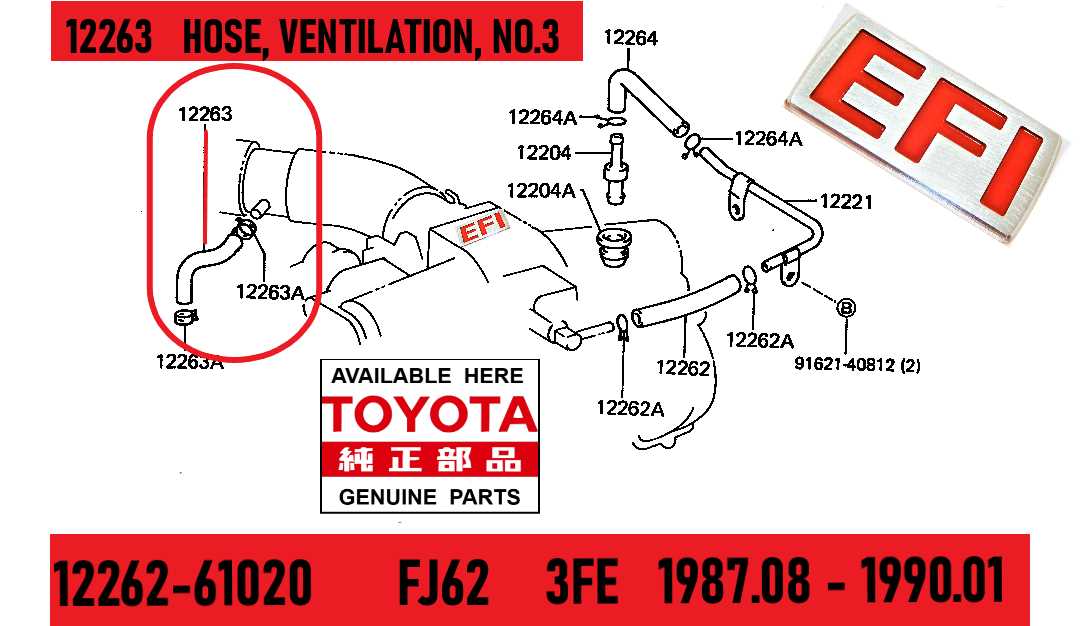 oem toyota parts diagram