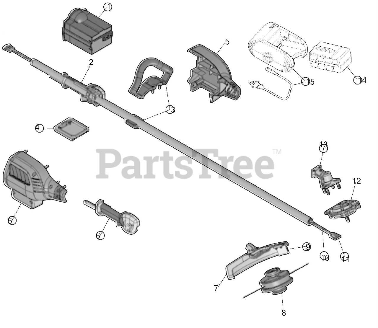 stihl string trimmer parts diagram