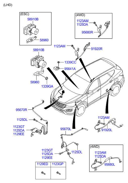 2012 hyundai santa fe parts diagram