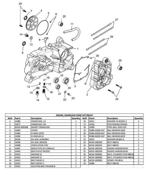 gy6 engine parts diagram