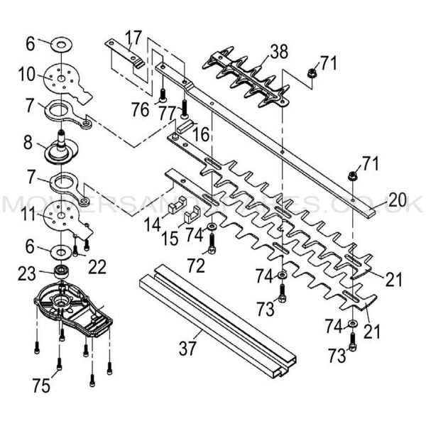 echo hca 266 parts diagram