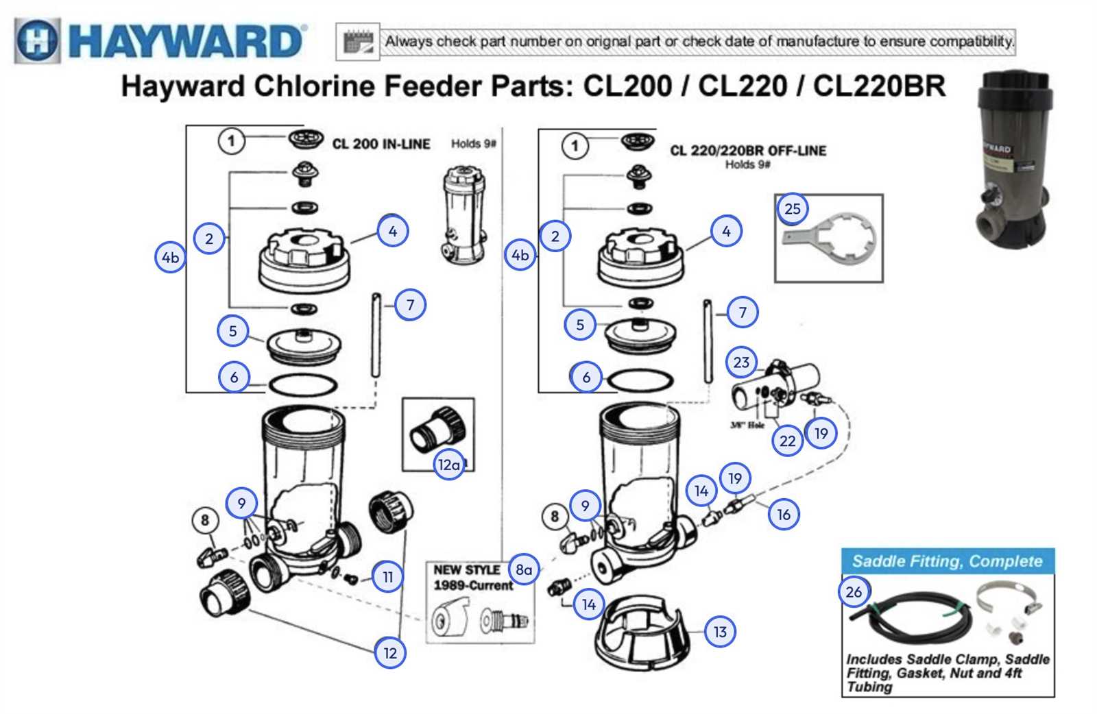 hayward aqua rite parts diagram