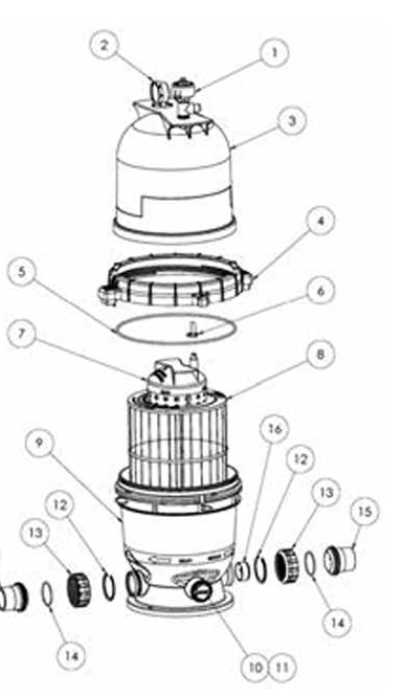 hayward northstar pump parts diagram