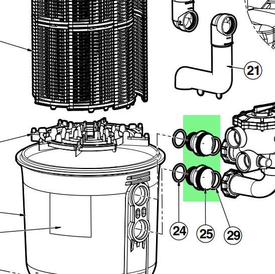 hayward pro series sand filter parts diagram