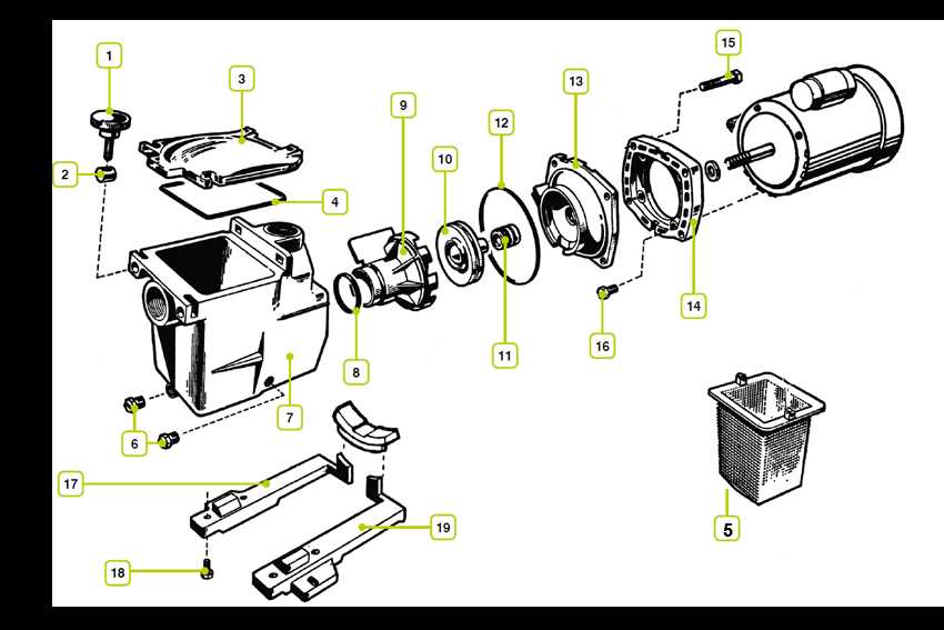 hayward super pump 1.5 hp parts diagram