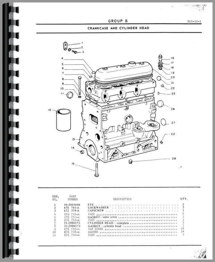 oliver tractor parts diagram