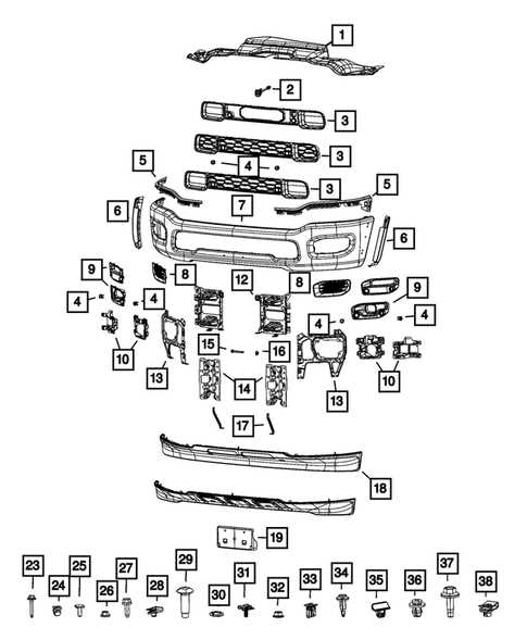 dodge ram 2500 front end parts diagram