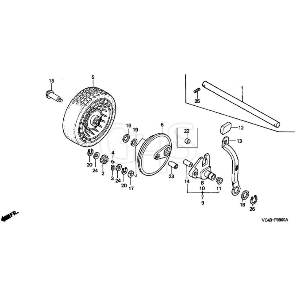 honda lawn mower parts diagram