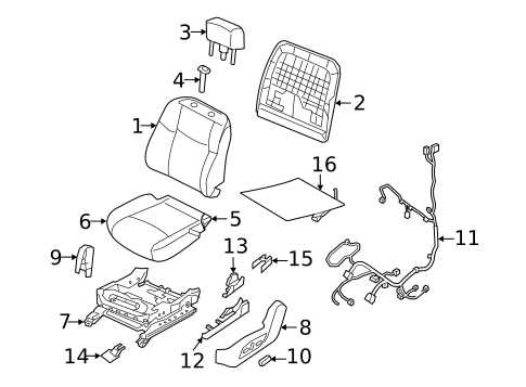 2016 nissan murano parts diagram