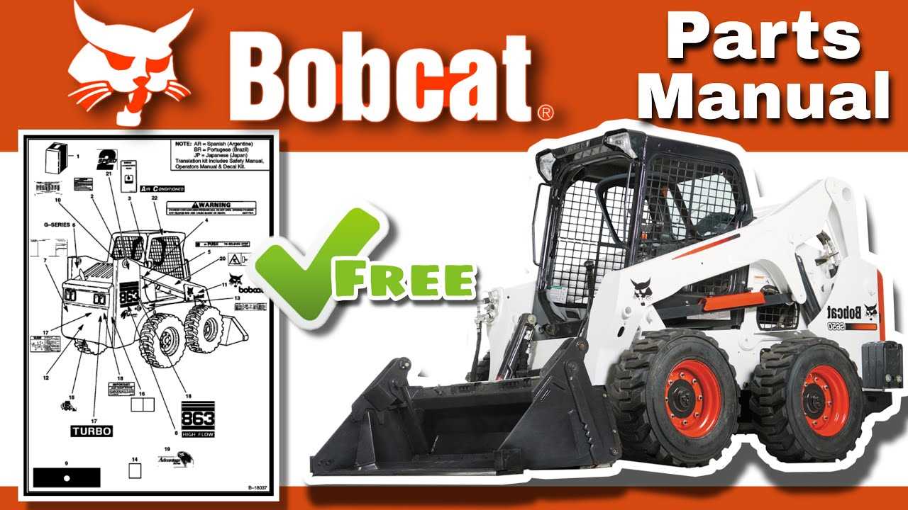 bobcat skid loader parts diagram