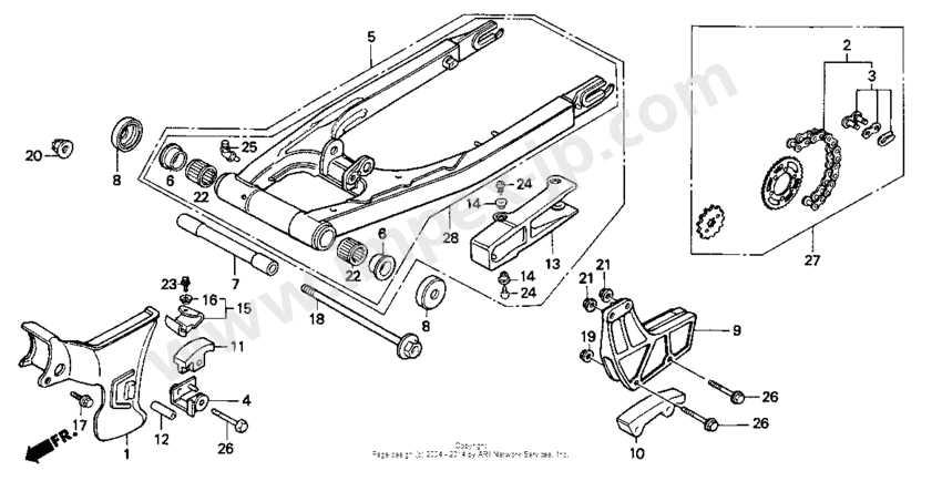 honda xr200r parts diagram