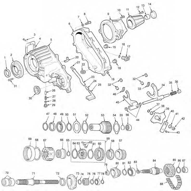 np542 transmission parts diagram