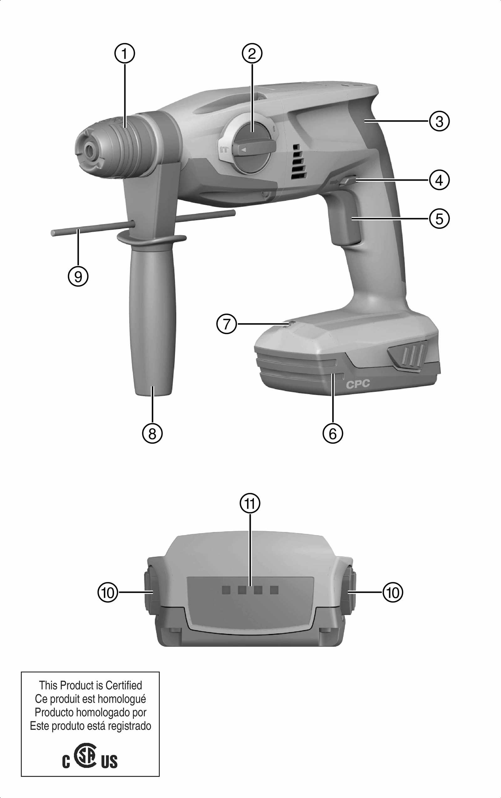 hilti te 7 parts diagram