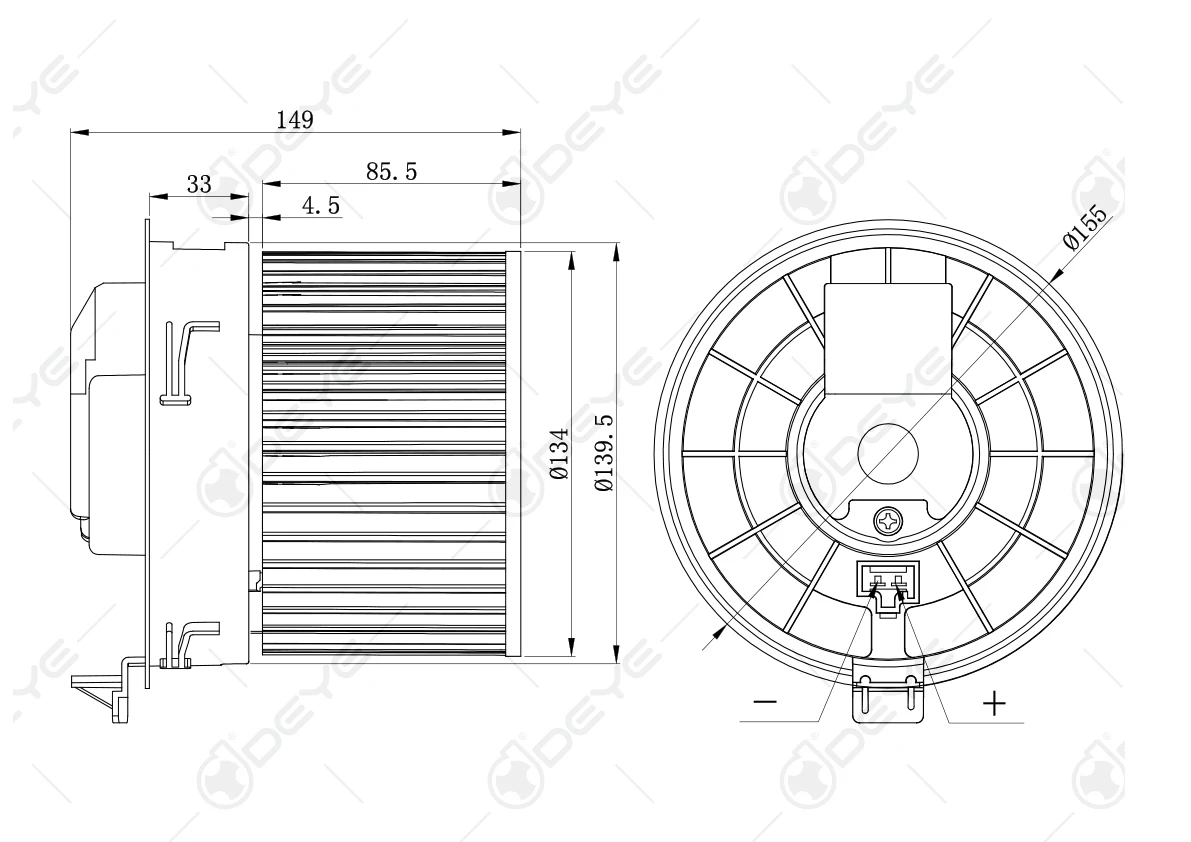 blower motor parts diagram