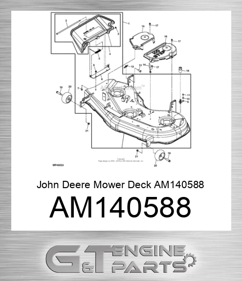 john deere z425 deck parts diagram