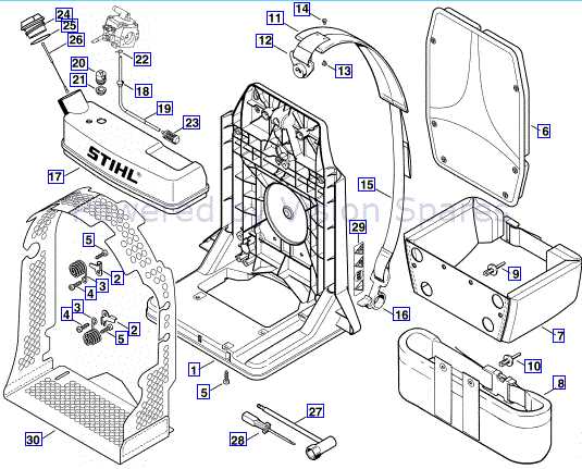 stihl parts diagram