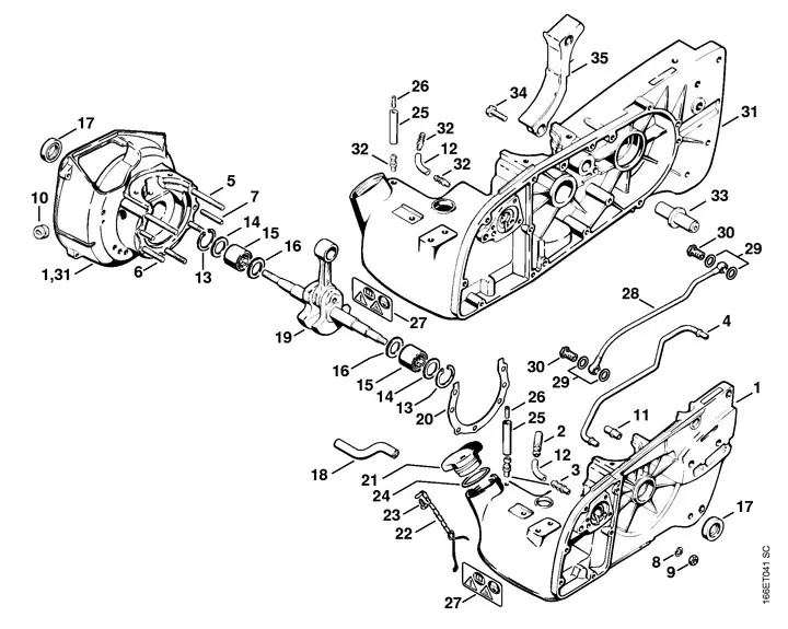 homelite chainsaw parts diagram