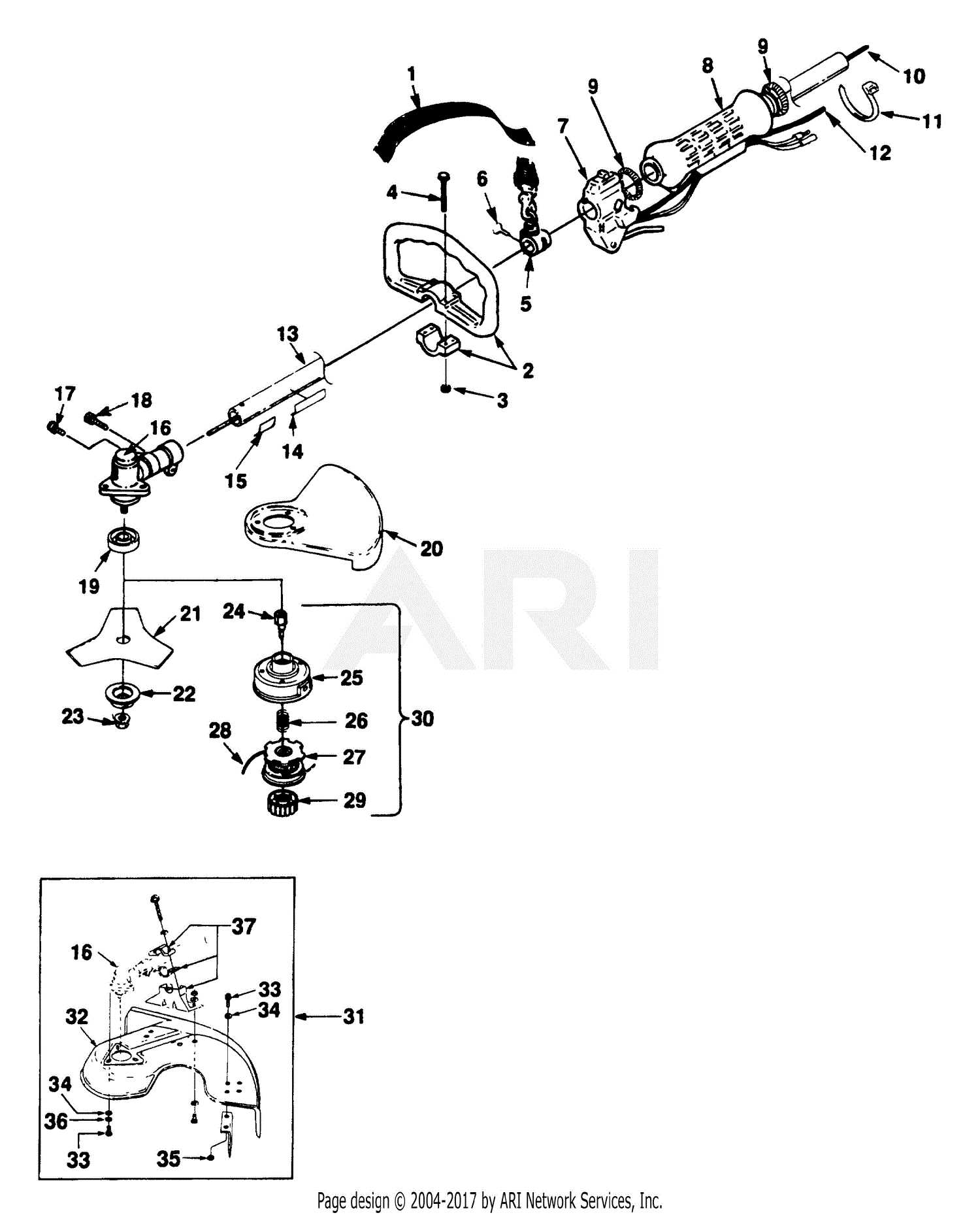 homelite sx 135 parts diagram